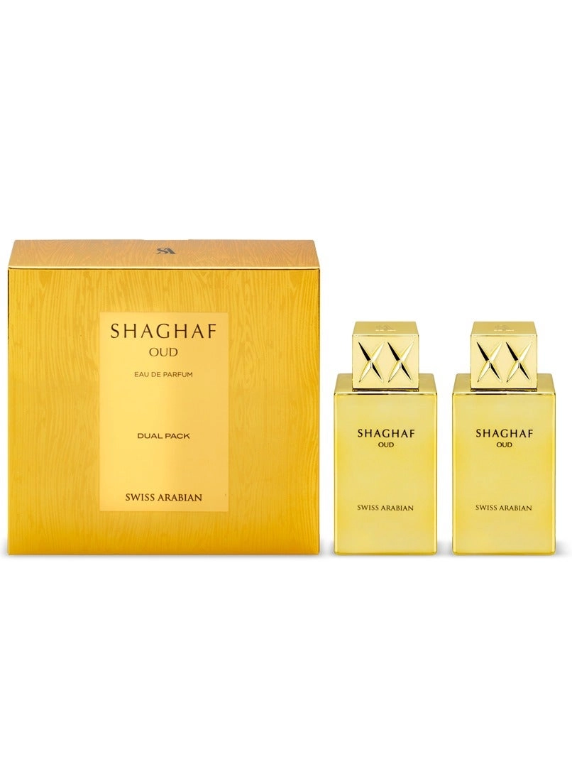 Shaghaf Oud Eau de Parfum 75ml Dual Pack