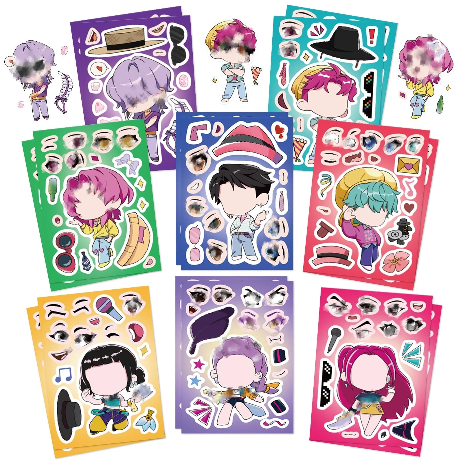 ntgfu Kpop Stickers - 16 Sheets