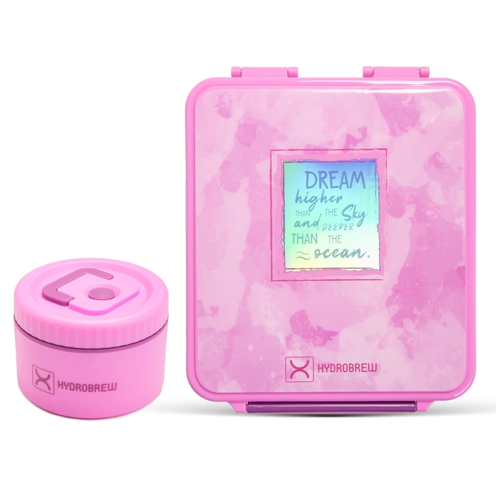 SAM BOX FZE Bento Lunch Box - Adventure Sage 1.74L + Steel Food Jar - 0.35L + Lunch Bag