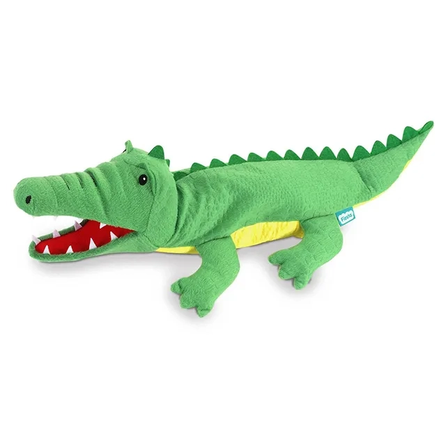 Hand Puppet Crocodile - Green 26 x 50 cm