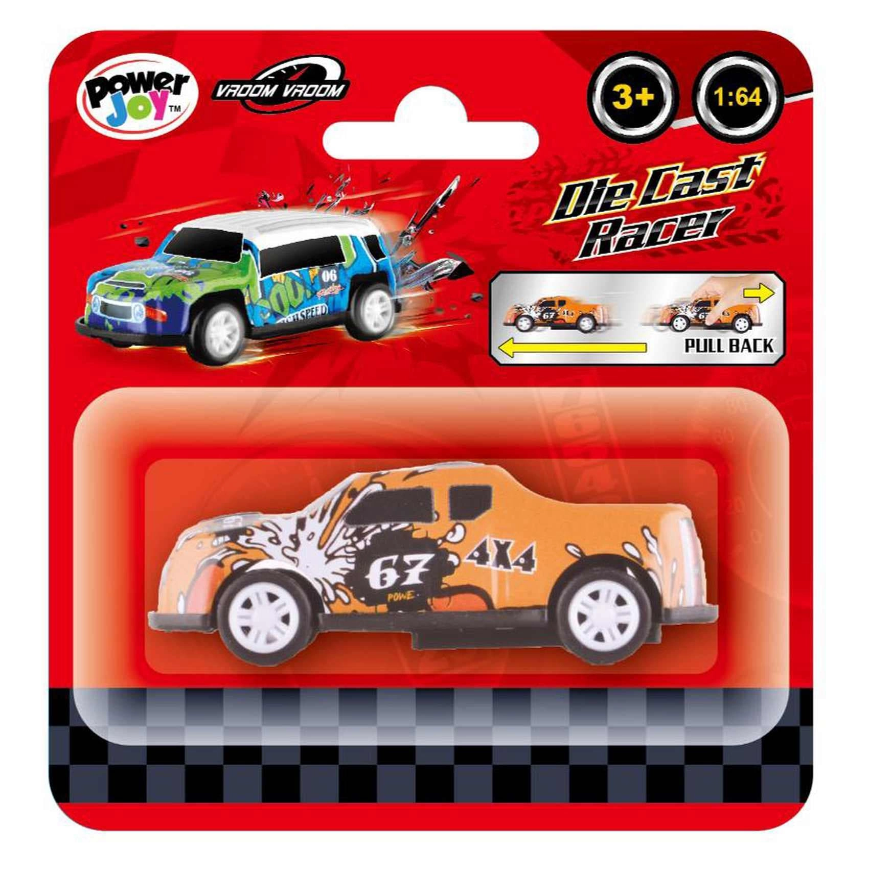 Vroom Vroom Pullback Graphic Car - 1:64 8pcs