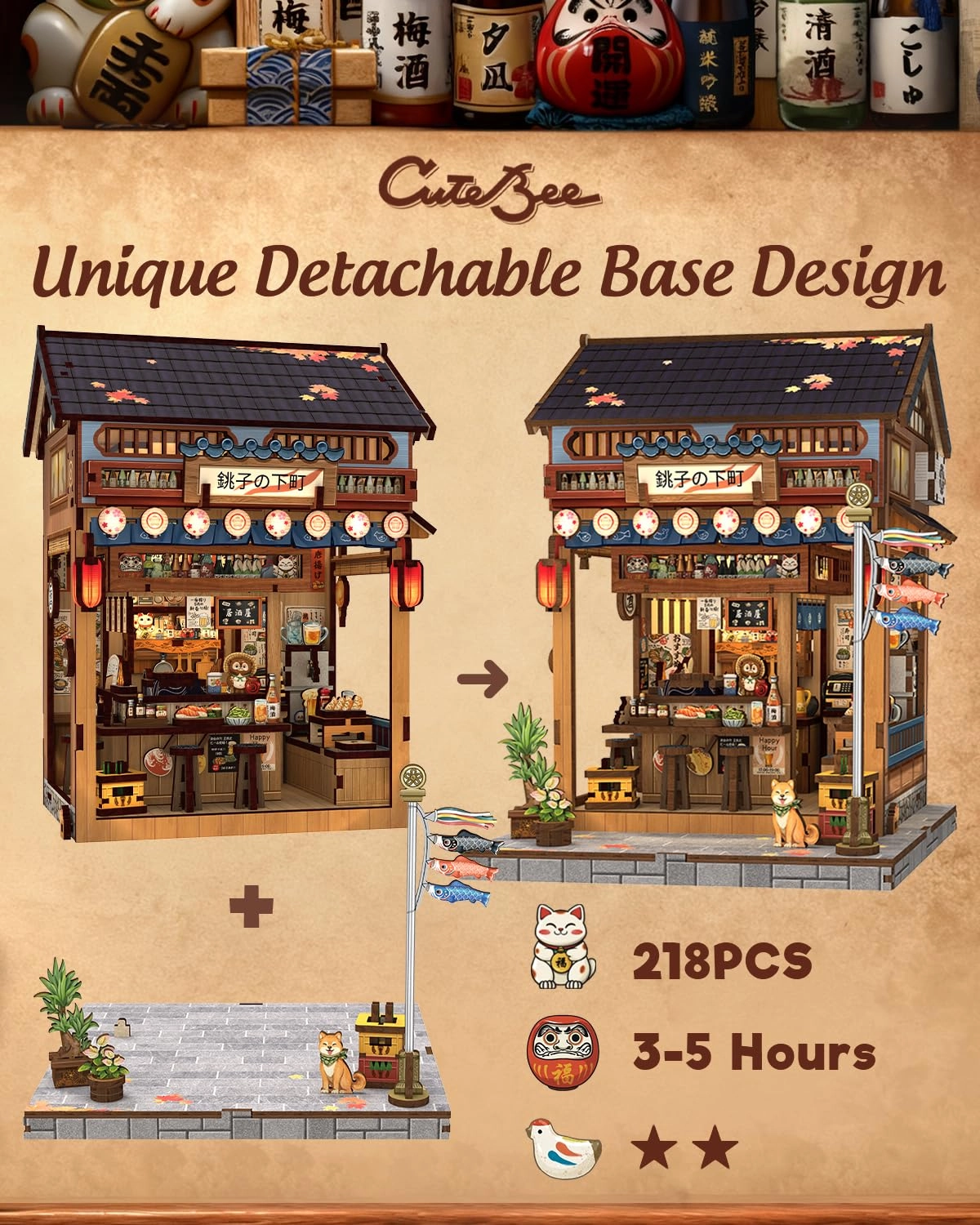 Book Nook Kit - Japanese Izakaya