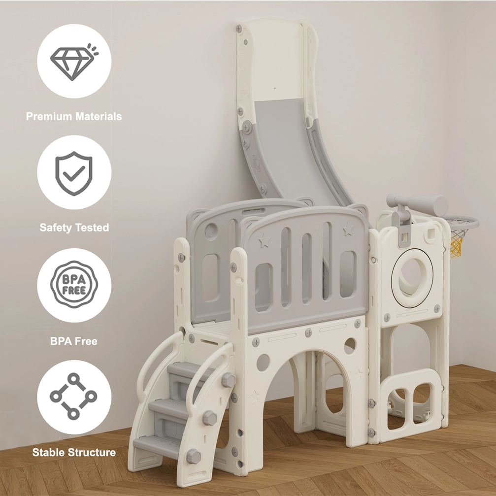 Play House - Activity Slide Basketball Grey