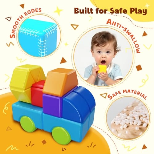 MultiShape Magnetic Blocks - 20pcs