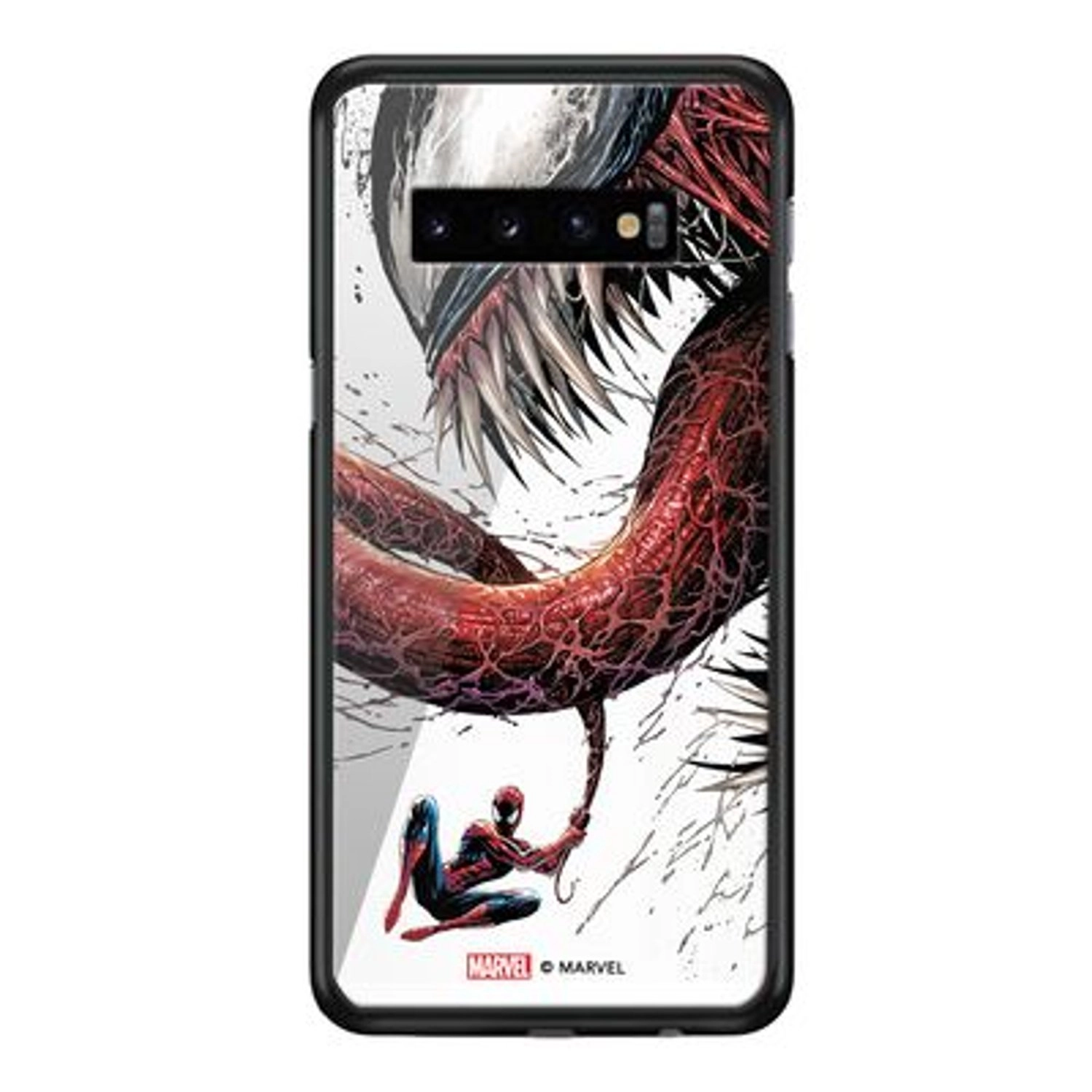 Wackylicious Spiderman And Venom Back Case for Galaxy S10 Plus
