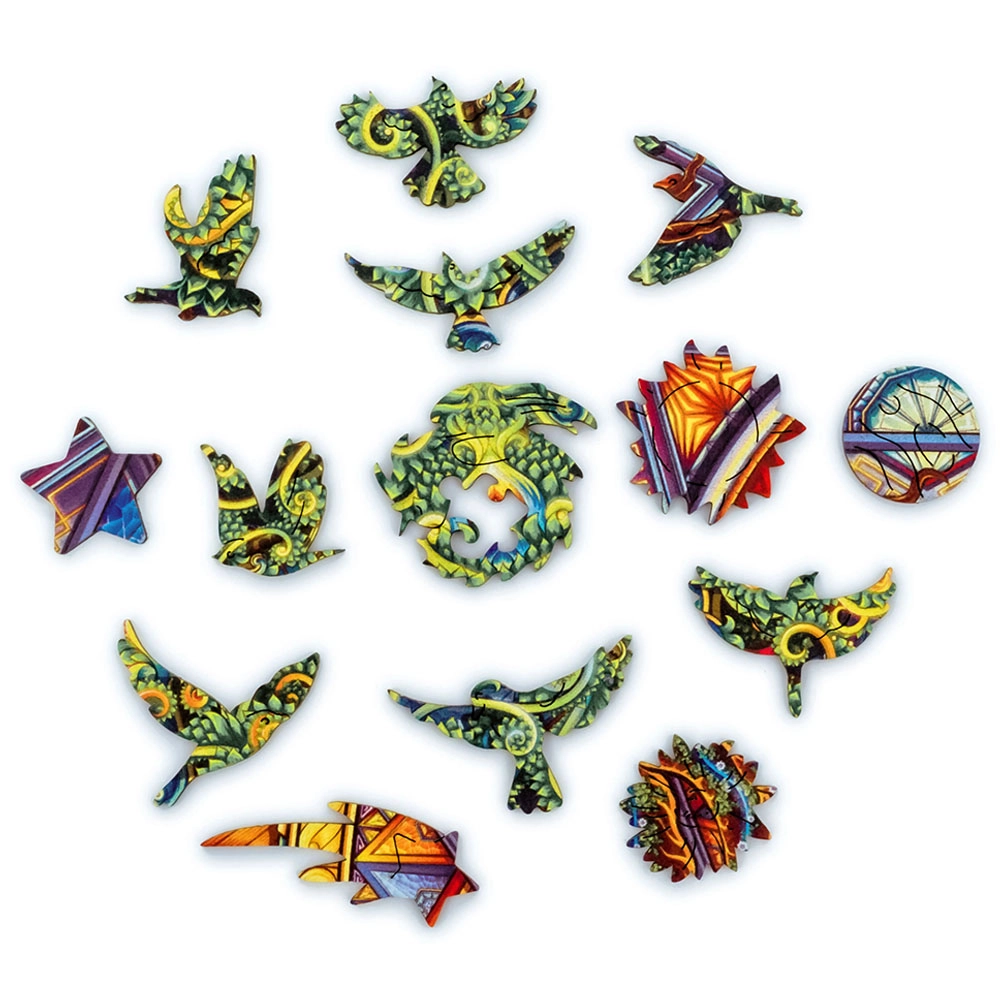 Mandala Tree Of Life Wooden Puzzle (4107390-Tree_Of_Life_M) - 200 pcs