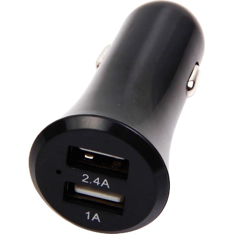 USB Car Charger - 12 VAC 2.4A