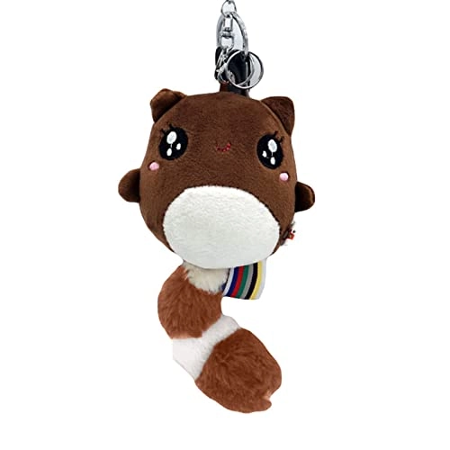 Raccoon Long Tail Plush 20 cm Key Holder