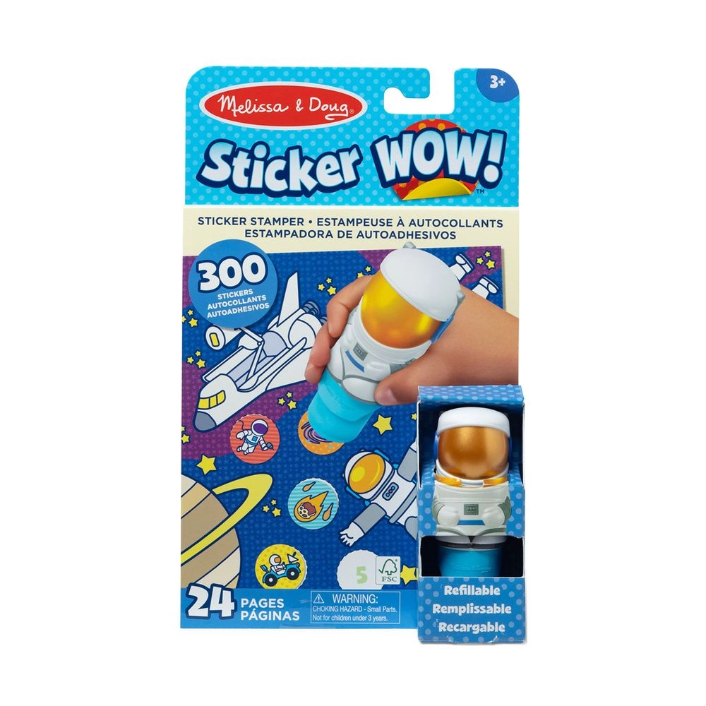 Melissa & Doug Astronaut Activity Sticker Book Sticker Stamper 300 pcs