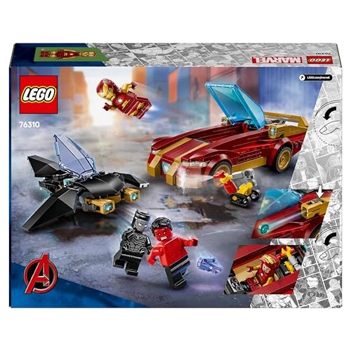 Iron Man Car & Black Panther vs. Red Hulk (76310)