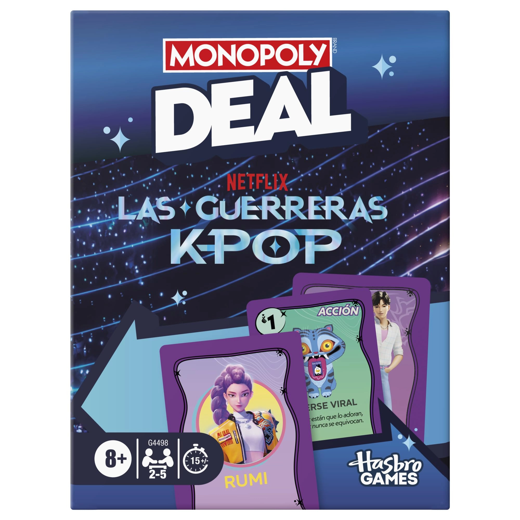 Hasbro Monopoly Deal: Kpop Demon Hunters - Card Game