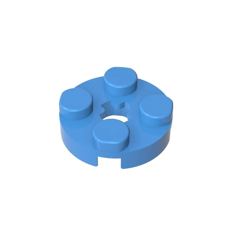 GDS-609 Plate Round 2x2 with Axle Hole Type 1 - 50pcs