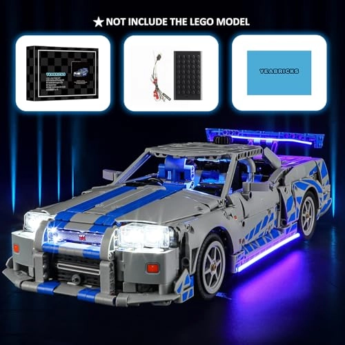 LED Light - 42210 Technic 2 Fast 2 Furious Nissan Skyline GT-R (R34)