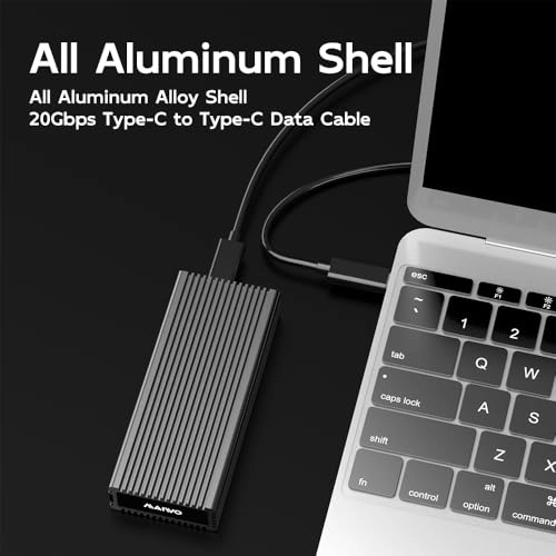 M.2 NVMe Enclosure - USB 3.2 GEN2x2 PCIe NVMe M-Key 2280