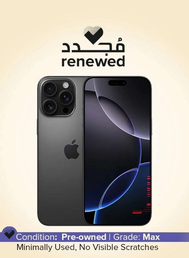 (Renewed) iPhone 16 Pro Max - 512GB