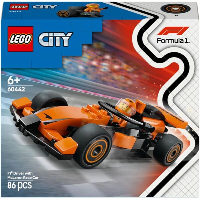 City F1 Driver With Mclaren Race Car (60442)