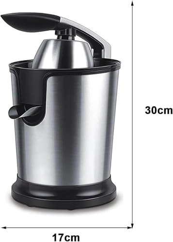 Electric Citrus Juicer - Stainless Steel Black