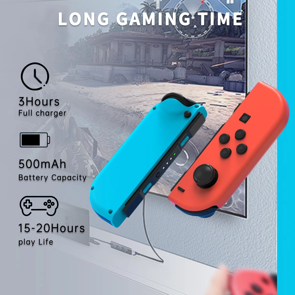 Switch Wireless Controller - Red Green