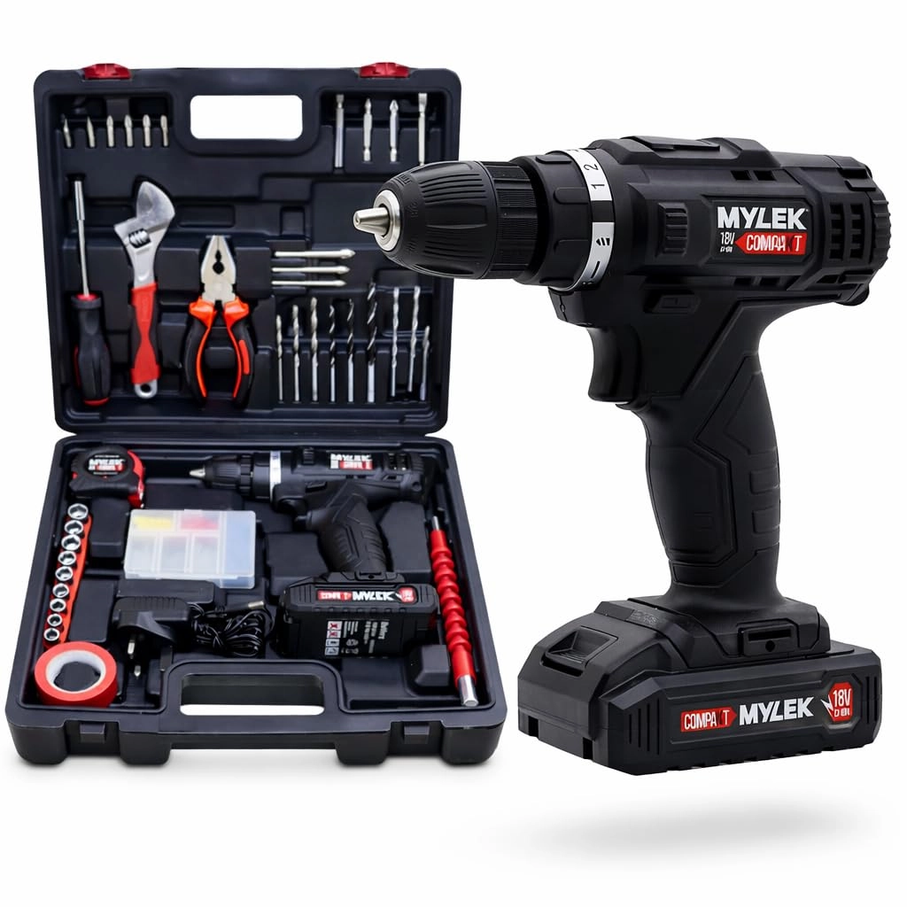 MYLEK Cordless Drill Set - 1500mAh