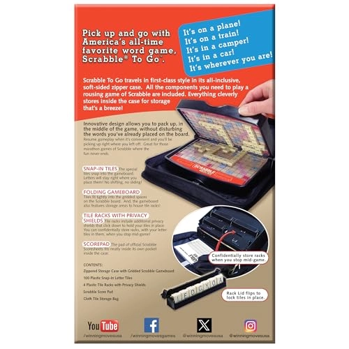 Scrabble to Go USA - Travel Version