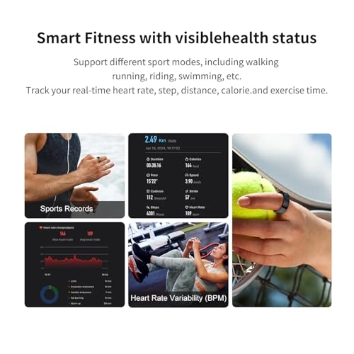 Smart Ring - Heart Rate Monitor SpO2 Sleep Tracker