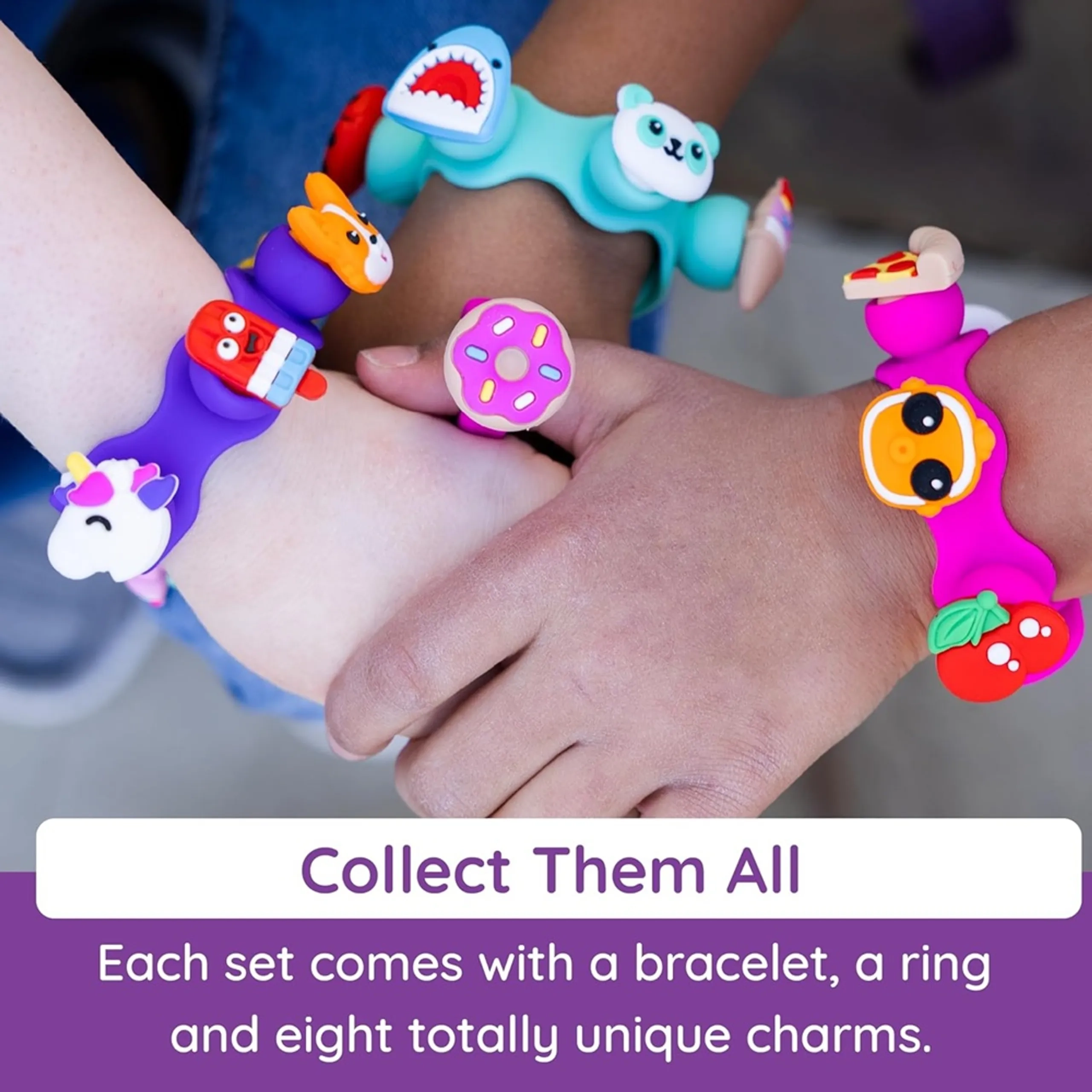 Plip Charms Silicone Jewellery Set
