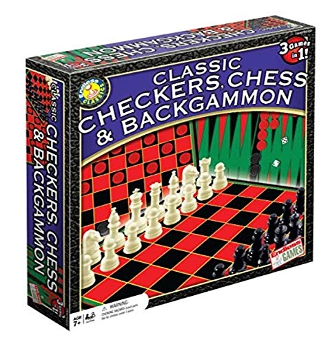 Checkers + Chess + Backgammon