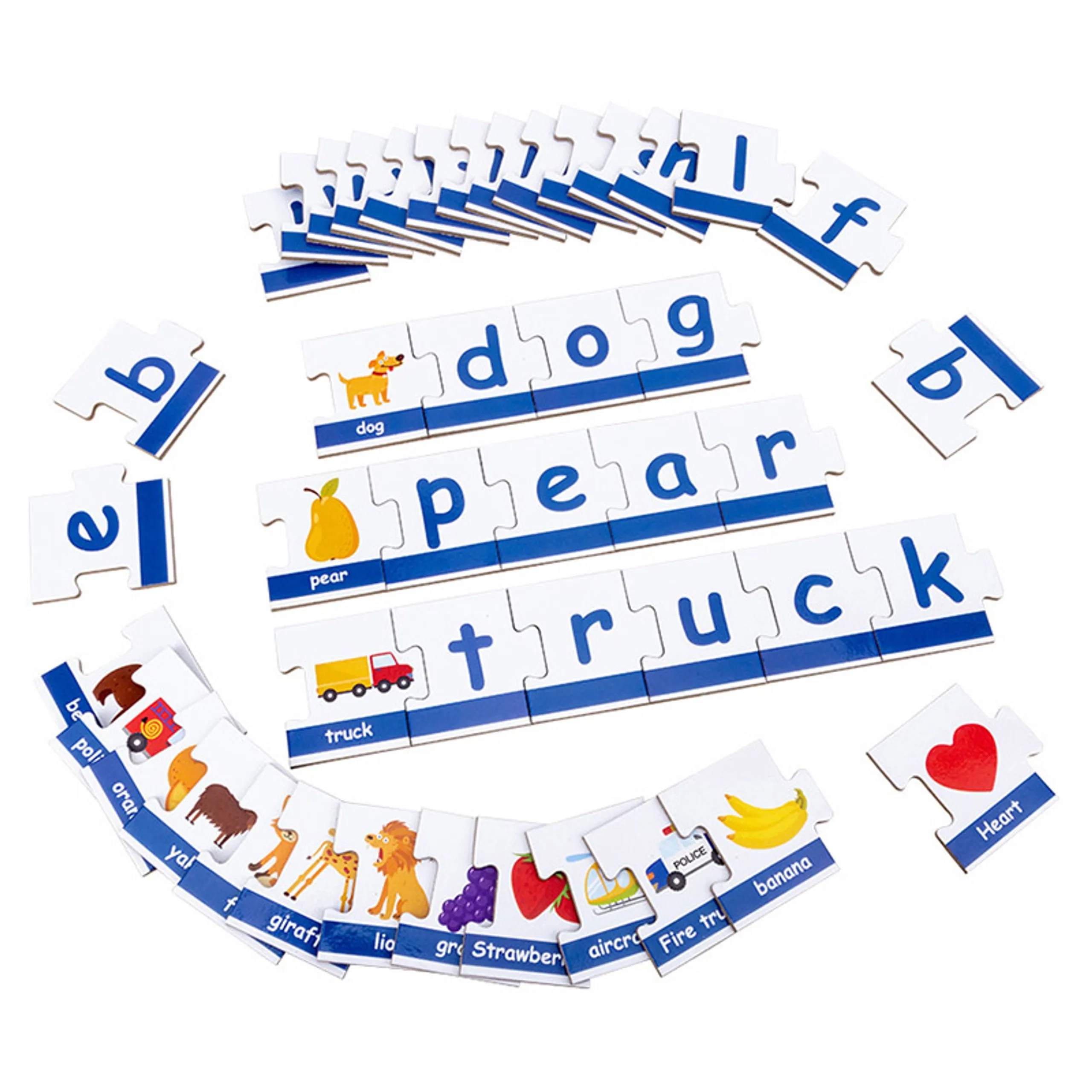 Factory Price Grace Wooden Spelling Puzzle - Suitable for 3 years and above