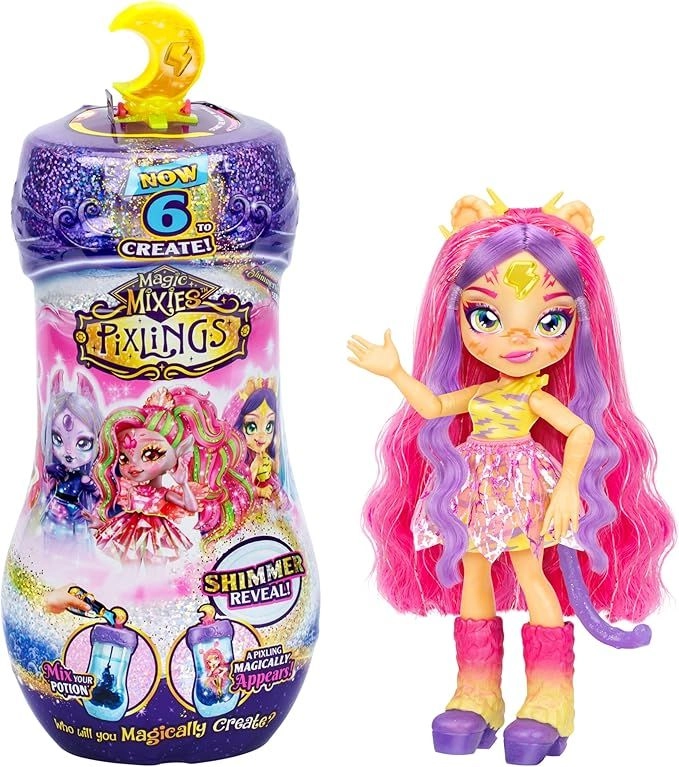 Magic Mixies Tiggz Doll - PIXLINGS S2 W2 6.5"