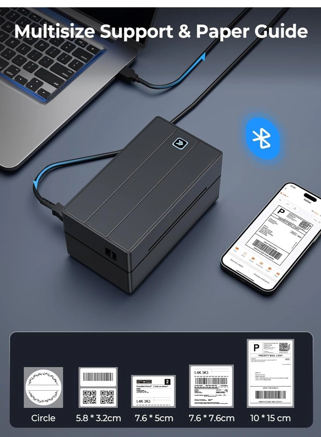 wireless thermal printer - 110mm
