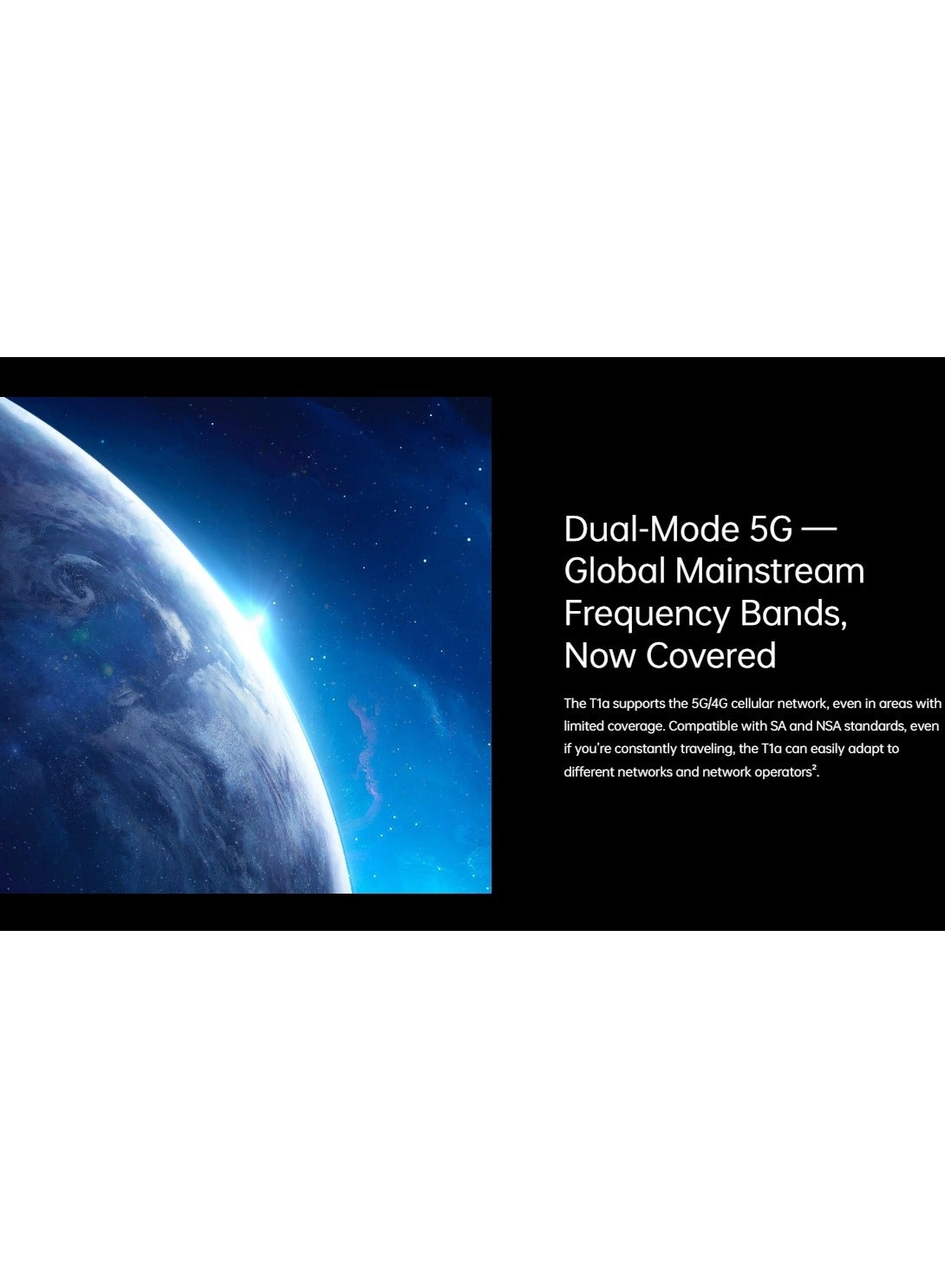 5G CPE T1a - 1800Mbps WiFi 6