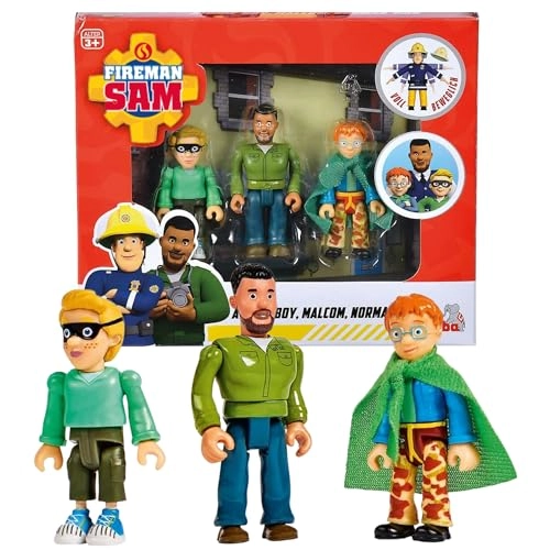 Fireman Sam - Atomic Boy + Malcom + Norman Man (109251091002) 3 pcs