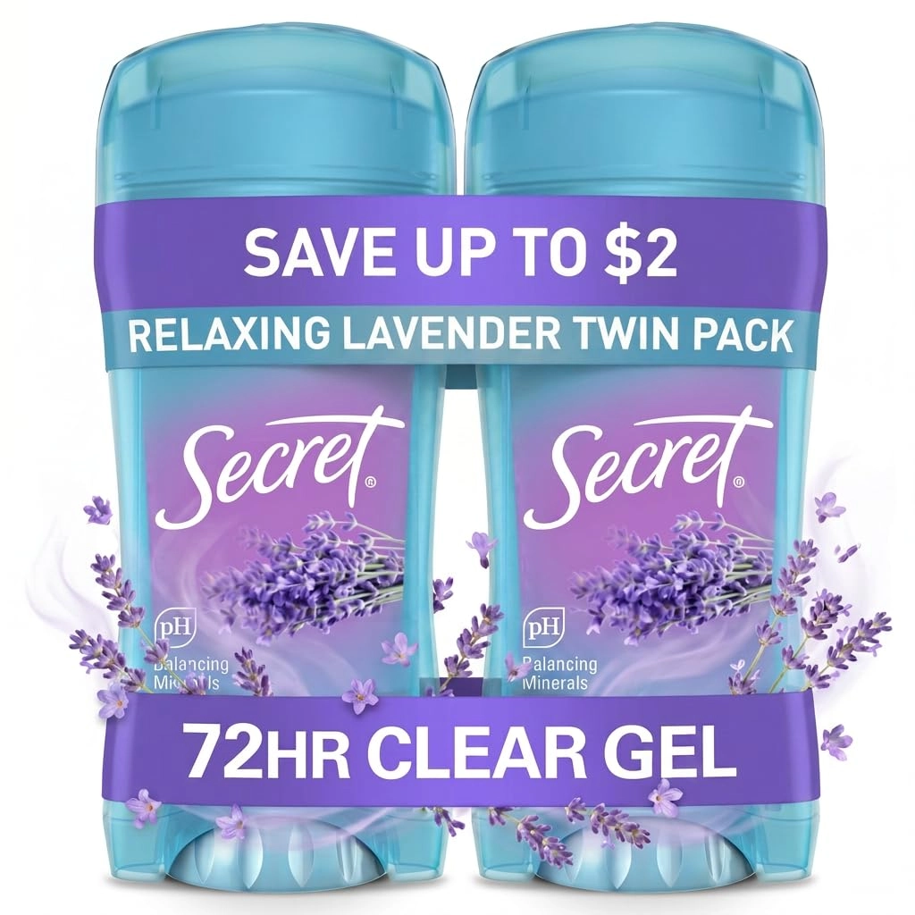 Secret Antiperspirant and Deodorant - Lavender 2.6 ounce