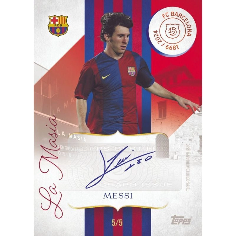 Barcelona 125th Anniversary Hobby Box - 8 packs per box 6 cards per pack