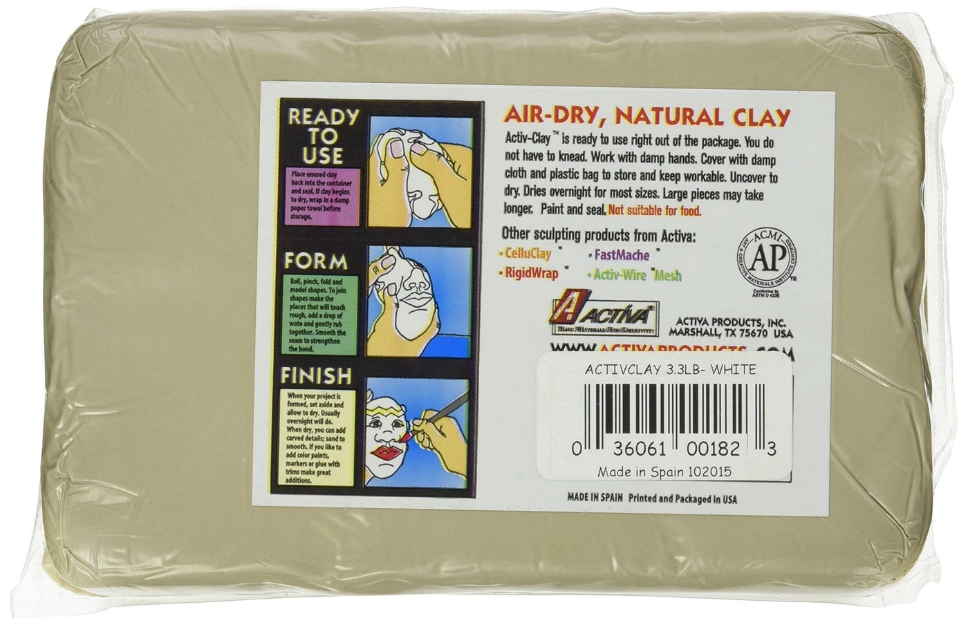 Activ-Clay - air Dry 1.498Kg