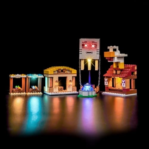 LED Light Set - Compatible with 21273 Yellow red white