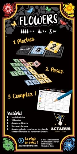 Flowers - Card Game (French)
