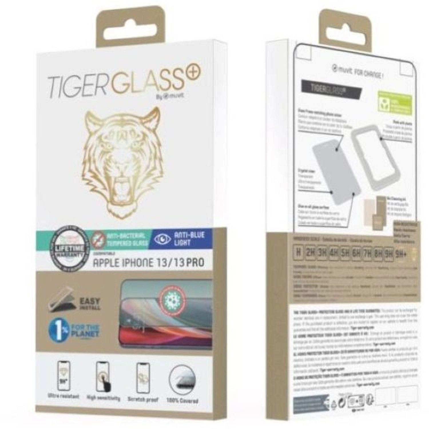 Clear Tempered Glass Screen Protector for iPhone 13 Pro