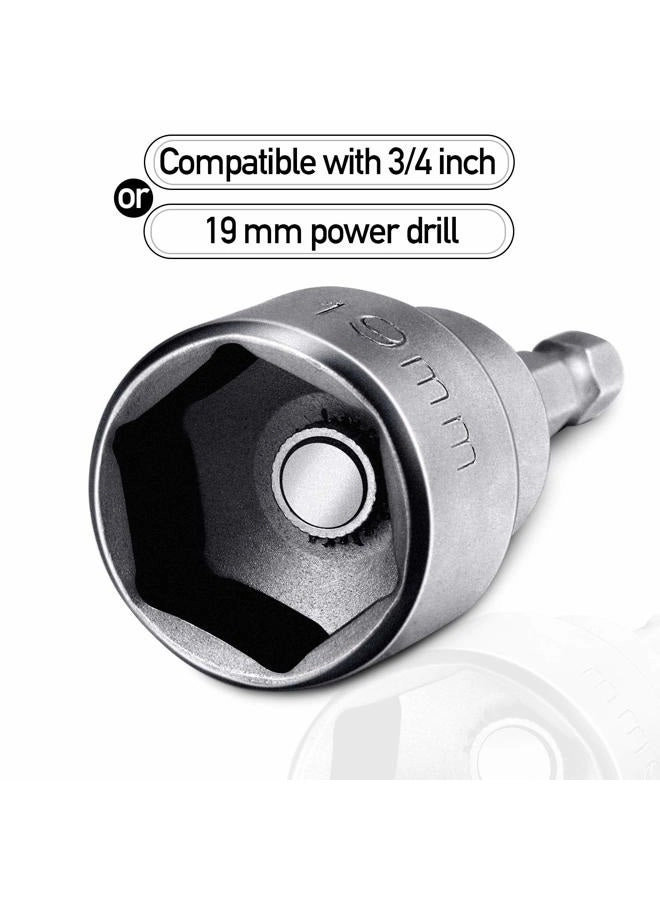 RV scissor jack socket - 3 Pieces 1/4 inch Hex Shank