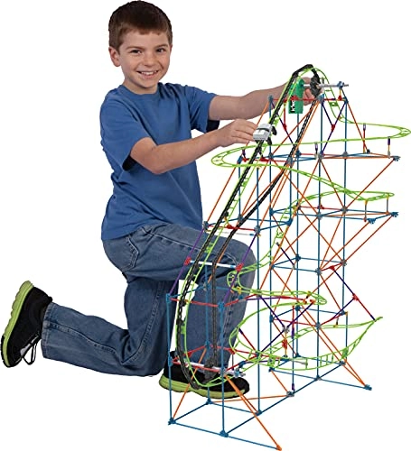 K'NEX Typhoon Frenzy 2 In 1 Roller Coaster - 2-in-1 19 ft 649 Piece