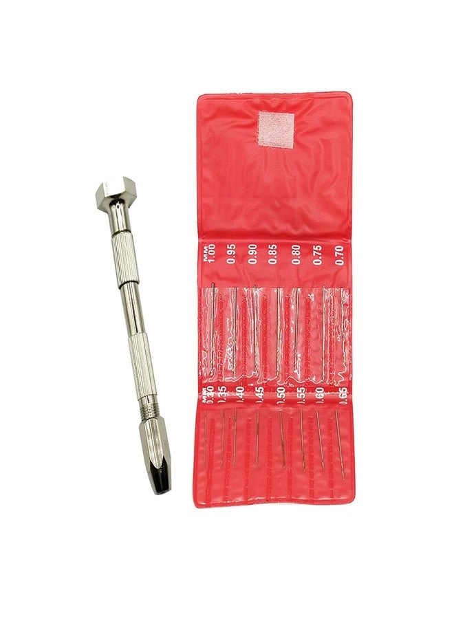 Micro HSS High-Speed Steel Drill Bit Set - 15pcs 0.3mm-1.0mm