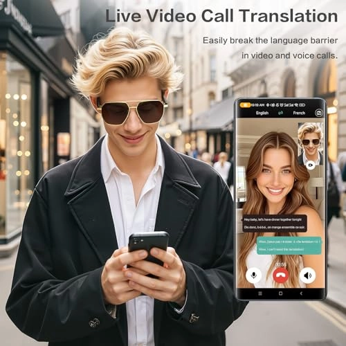 2026 Ai Smart Glasses - 164 Languages IP65 Waterproof