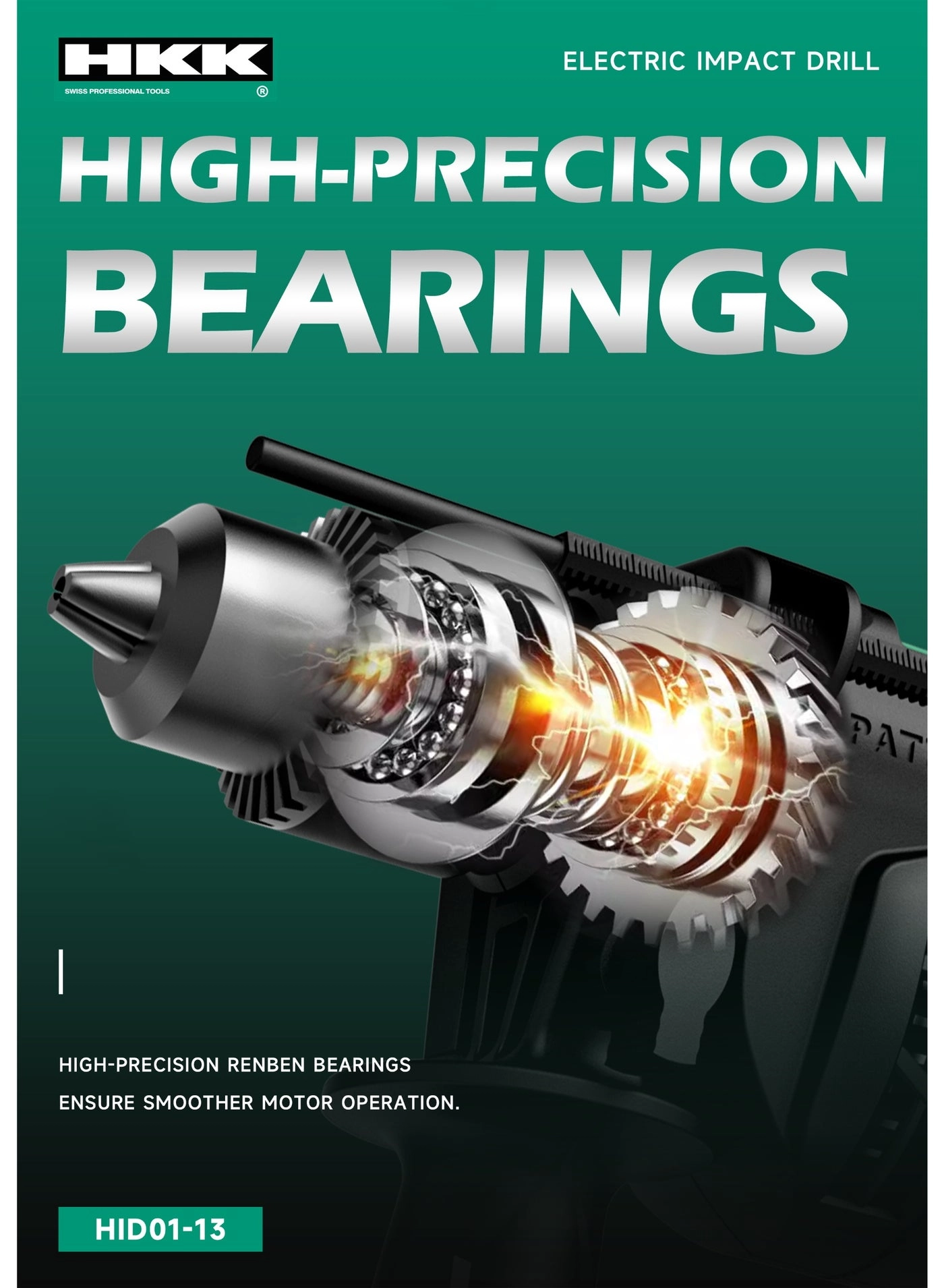 Electric Impact Drill - 13mm 3000 RPM 220V