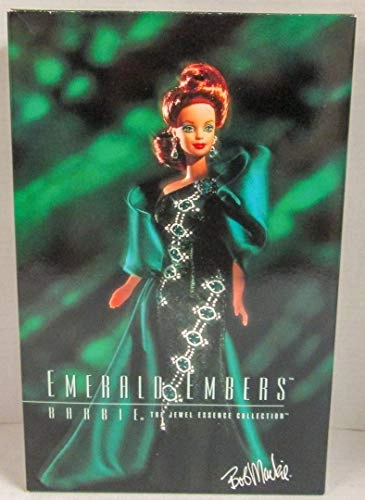 Barbie Emerald Embers - Vinyl Plastic Jewel Essence Collection Bob Mackie Edition Ages 180+