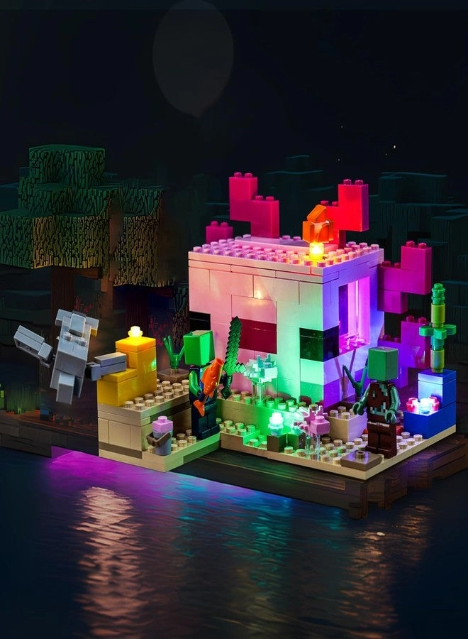 Brickshining LED Lighting Compatible with Lego The Axolotl House 21247
