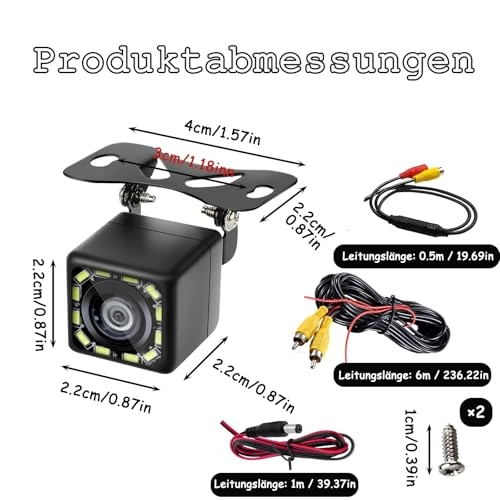Reversing Camera - Night vision Wired 756 x 720