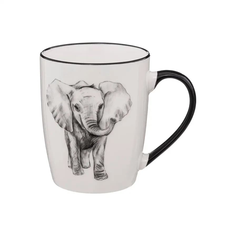 Safari Mug - Assorted colors/designs - 360 ml