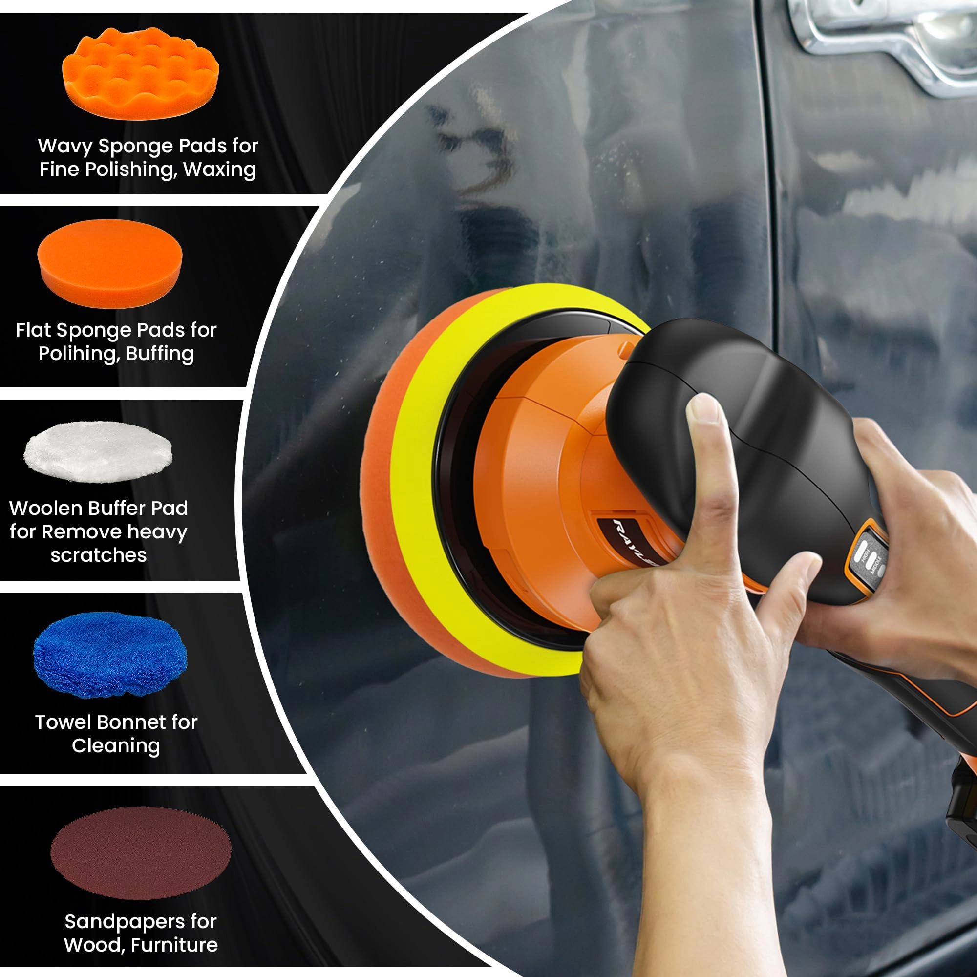 Car Polisher - 6 inch