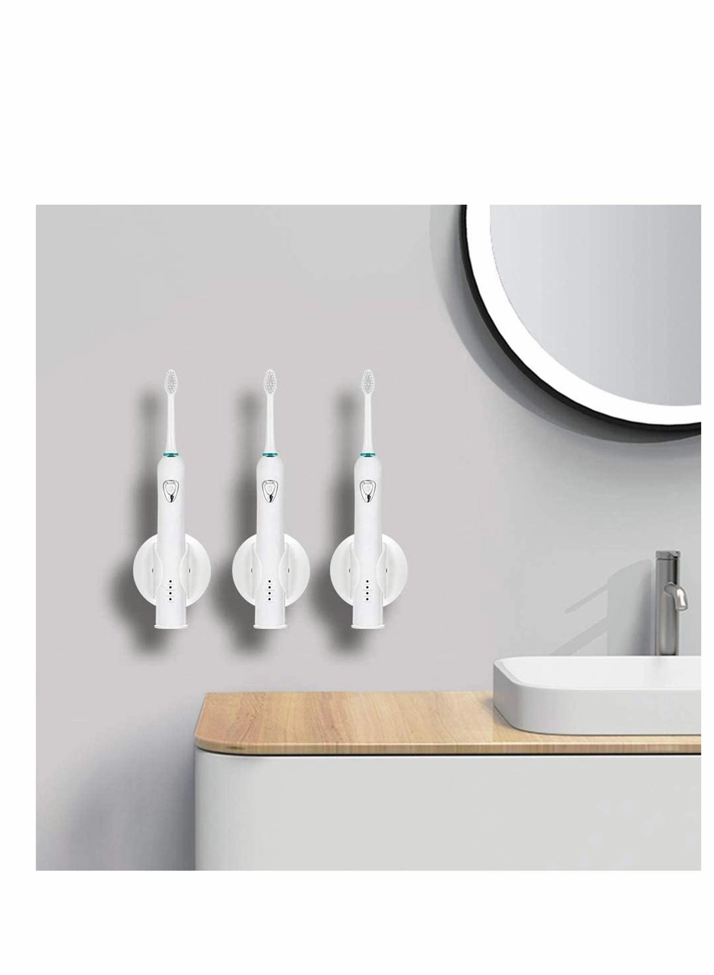 Toothbrush Holders - 2 Wall Mounted