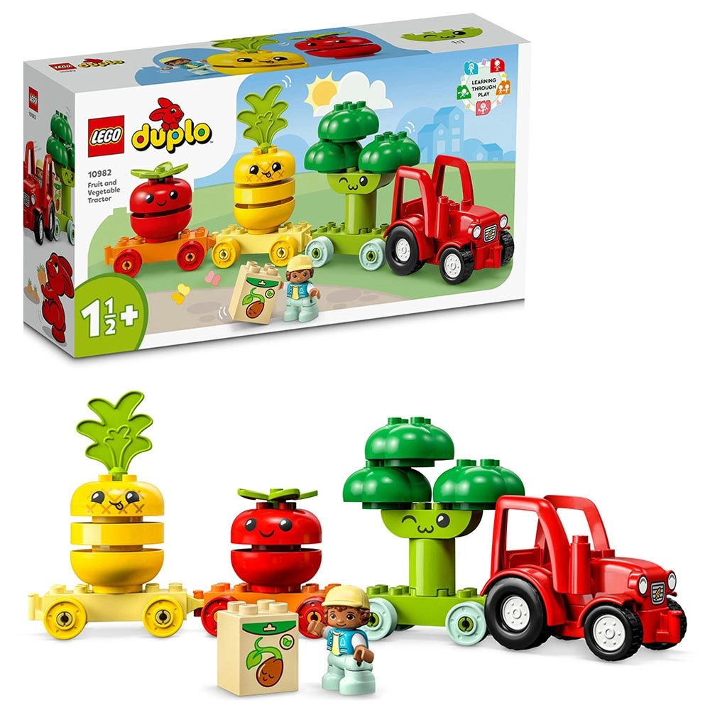 DUPLO My First Fruit and Vegetable Tractor (10982) - Multicolor 18 months and up